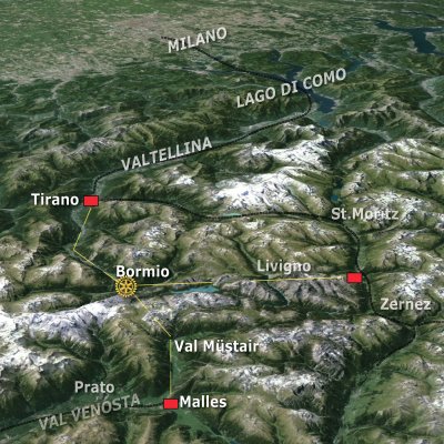 ******* Un Trenino per lo Stelvio in Val Venosta